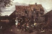 Jan Siberechts The Market Garden oil painting